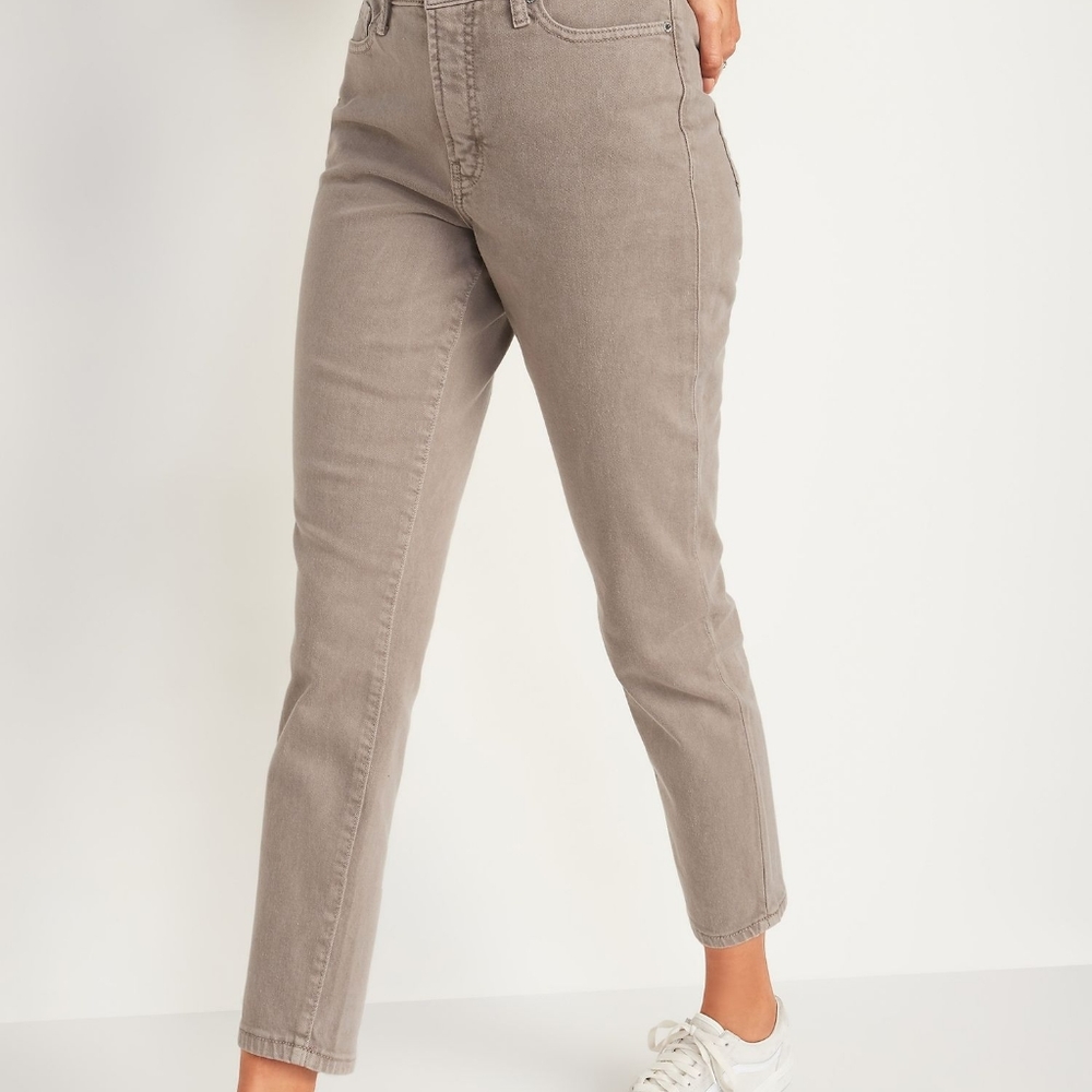 NWT - High-Waisted O.G. Straight Mineral-Dye Jeans - Old Navy - Size 10